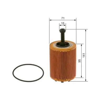 BOSCH Yağ Filtresi (E19h D83 / OX 188d) - VW Grubu (VW/Audi/Seat/Skoda) 1457429192