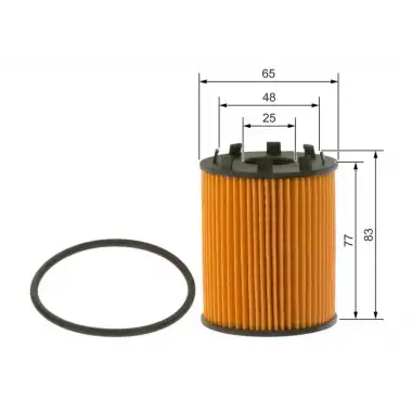 BOSCH Yağ Filtresi (Tirnakli Tip) - Fiat / Alfa / Lancia 1457429256