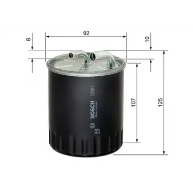 BOSCH Yakıt Filtresi (H140wk01) - Mercedes-Benz 1457434437
