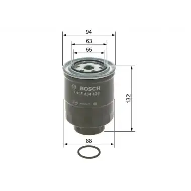 BOSCH Yakıt Filtresi (1457434438) - Japon Araçları