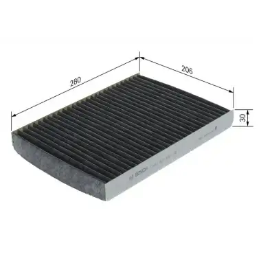 BOSCH Polen Filtresi (E900lc / LAK 63 (Karbonlu)) - VW Grubu (VW/Audi/Seat/Skoda) 1987432300