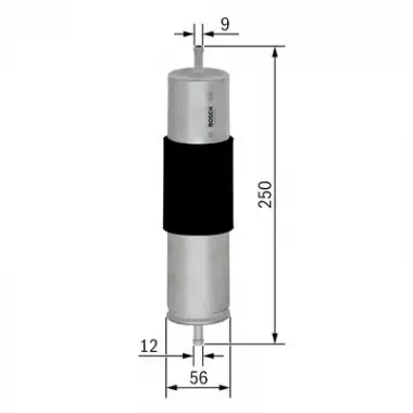 BOSCH Yakıt Filtresi (Kl596 / H326wk) - VW Grubu (VW/Audi/Seat/Skoda) F026402068