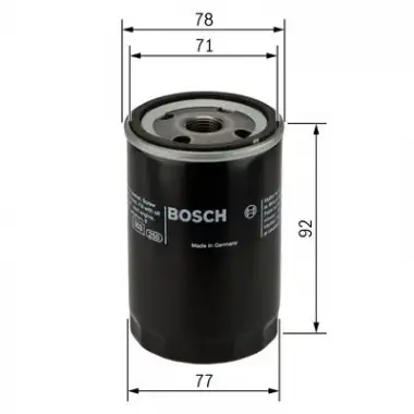 BOSCH Yağ Filtresi (4m5j 6714 Da/4m5q 6714 CA) - Ford F026407017