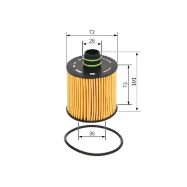 BOSCH Yağ Filtresi (Euro6) - Opel F026407108