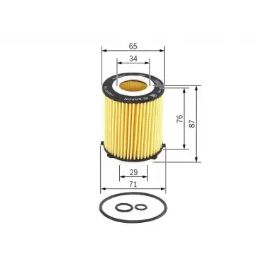 BOSCH Yağ Filtresi (F026407166) - Mercedes-Benz