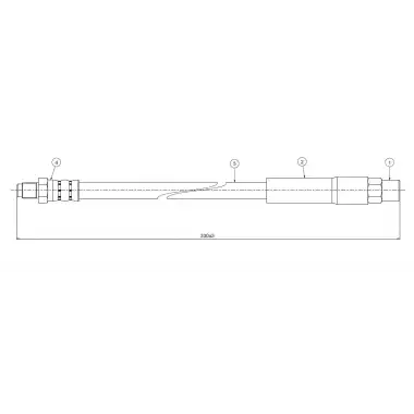 CAVO Fren Hortumu Arka (Sag-sol) (CAVO C800 095B) - BMW / Mini
