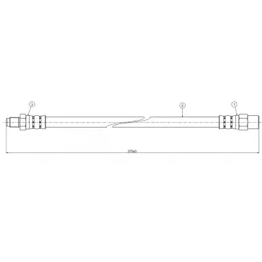 CAVO Fren Hortumu Ön (CAVO C800 112A) - Mercedes-Benz
