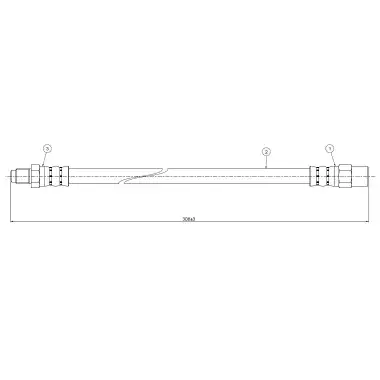 CAVO Fren Hortumu Arka (CAVO C800 470A) - BMW / Mini