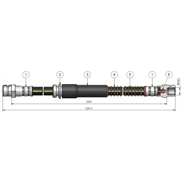 CAVO Fren Hortumu Ön (83.7849-0502.3) - VW Grubu (VW/Audi/Seat/Skoda) CAVO C900 617A
