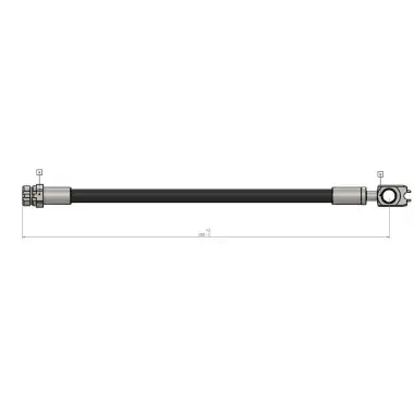 CAVO Fren Hortumu Arka (23156 / 24.5204-0233.3 (285 Mm)) - VW Grubu (VW/Audi/Seat/Skoda) CAVO C900 618A