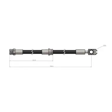 CAVO Fren Hortumu Ön ((605 Mm)) - VW Grubu (VW/Audi/Seat/Skoda) CAVO C900 641A