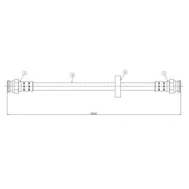 CAVO Fren Hortumu Arka (CAVO CPS12) - Fiat / Alfa / Lancia