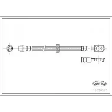 CORTECO Fren Hortumu Ön (23168 / 24.5147-0385.3) - VW Grubu (VW/Audi/Seat/Skoda) 19026623