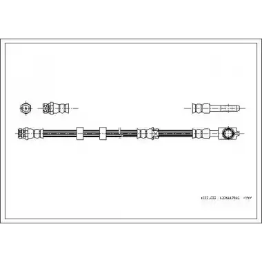 CORTECO Fren Hortumu Ön (28673 / 83.6247-0522.3) - VW Grubu (VW/Audi/Seat/Skoda) 19031632