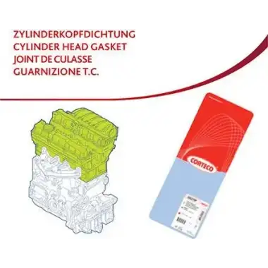 CORTECO Silindir Kapak Contası Sol (3 Delik) - BMW / Mini 83403143