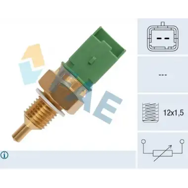 FAE Hararet Müşürü (Yesil Çift Fişli) - Peugeot / Citroën / DS FAE 33705