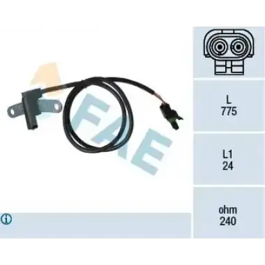 FAE Krank Devir Sensörü (Kablolu) (FAE 79145) - Renault / Dacia