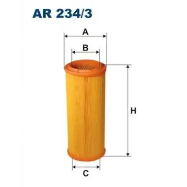 FILTRON Hava Filtresi (Boru Tip) (AR 234/3) - Fiat / Alfa / Lancia