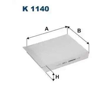 FILTRON Polen Filtresi (Klima Filtresi) (K 1140) - Kore Araçları (Hyundai/Kia)