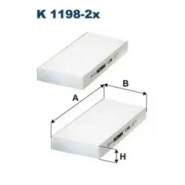 FILTRON Polen Filtresi (Set) (K 1198-2X) - Japon Araçları