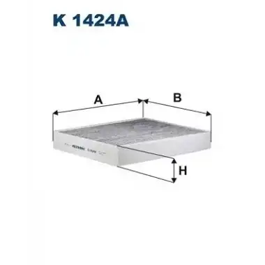 FILTRON Polen Filtresi (Karbonlu / Jx6a 18d483 DA) - Ford K 1424A