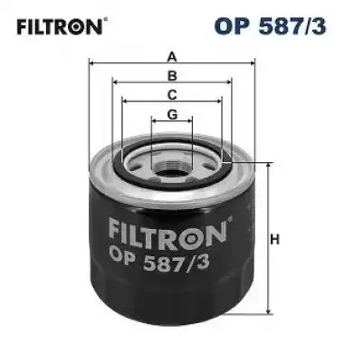 FILTRON Yağ Filtresi (OP 587/3) - Japon Araçları