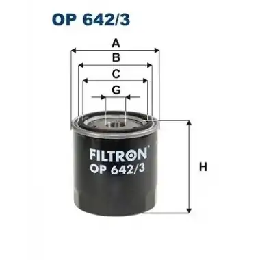 FILTRON Yağ Filtresi (OP 642/3) - Renault / Dacia
