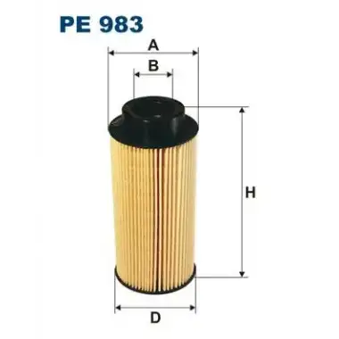 FILTRON Yakıt Filtresi (Filtre Elemanı) (PE 983) - Ağır Vasıta