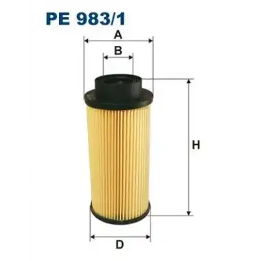 FILTRON Yakıt Filtresi (Filtre Elemanı) (PE 983/1) - Ağır Vasıta
