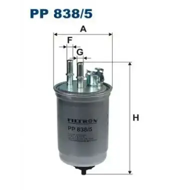 FILTRON Yakıt Filtresi (2s41 9155 CB Musursuz 75 PS) - Ford PP 838/5