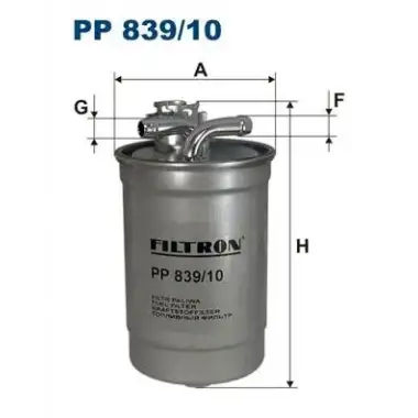 FILTRON Yakıt Filtresi (Kl554d / Fcs732) - VW Grubu (VW/Audi/Seat/Skoda) PP 839/10