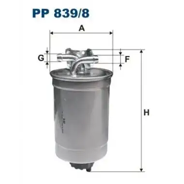 FILTRON Yakıt Filtresi (H147wk / Kl197) - VW Grubu (VW/Audi/Seat/Skoda) PP 839/8