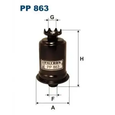 FILTRON Yakıt Filtresi (PP 863) - Kore Araçları (Hyundai/Kia)