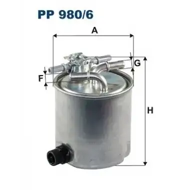 FILTRON Yakıt Filtresi (PP 980/6) - Renault / Dacia