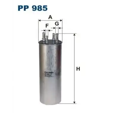 FILTRON Yakıt Filtresi (4 Çikisli / Kl229/4 / Fcs709) - VW Grubu (VW/Audi/Seat/Skoda) PP 985