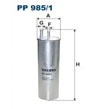 FILTRON Yakıt Filtresi (2 Çikisli / Kl229/2 / Fcs774 / H327wk) - VW Grubu (VW/Audi/Seat/Skoda) PP 985/1