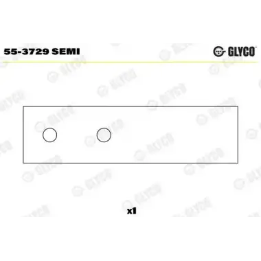 GLYCO Piston Kol Burcu (26 Pim / 77214690) - VW Grubu (VW/Audi/Seat/Skoda) GLY 55-3729 SEMI