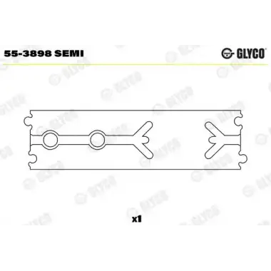 GLYCO Piston Kol Burcu (32.50 Mm) - Mercedes-Benz GLY 55-3898 SEMI