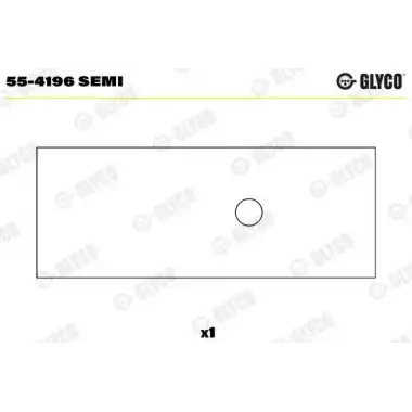 GLYCO Piston Kol Burcu (GLY 55-4196 SEMI) - Peugeot / Citroën / DS