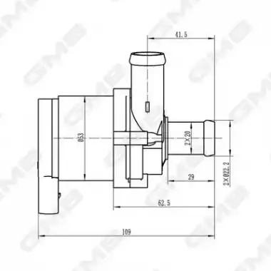 GMB İlave Su Pompası (GMB GEW-VW002) - VW Grubu (VW/Audi/Seat/Skoda)