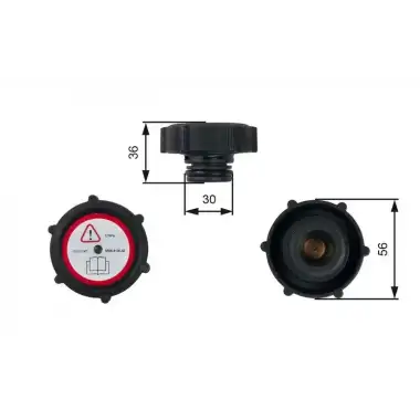 GATES Radyatör Yedek Su Depo Kapağı (OEM Üründür) - Ford RC230