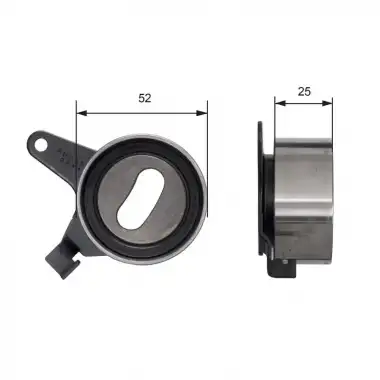 GATES Eksantrik Gergi Rulmanı (Sabit) (T41031) - Kore Araçları (Hyundai/Kia)