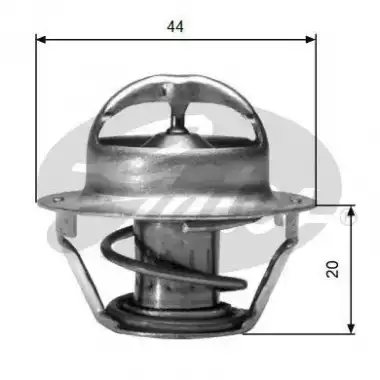GATES Termostat (88 °C) (TH03088G1) - Japon Araçları