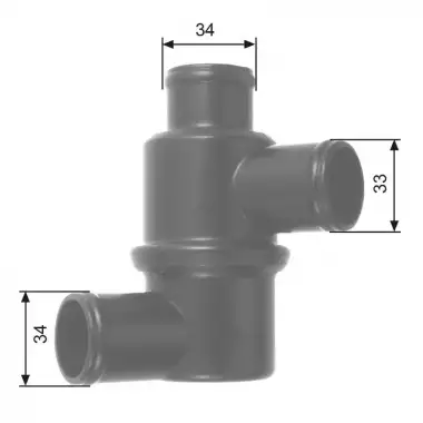 GATES Termostat (TH14580) - Fiat / Alfa / Lancia