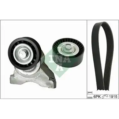 INA V Kayış Seti (Ys4e 19a216 Ab/98mf 6c301 DA) - Ford 529 0007 10