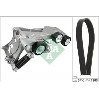 INA V Kayış Seti (Kayış Dahil(6pk1986)) - Mercedes-Benz 529 0233 10