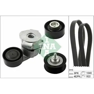 INA V Kayış Seti (6c1q 6d314 Ab/cc1q 19a216 Da/bk21 6c301 BB) - Ford 529 0322 10