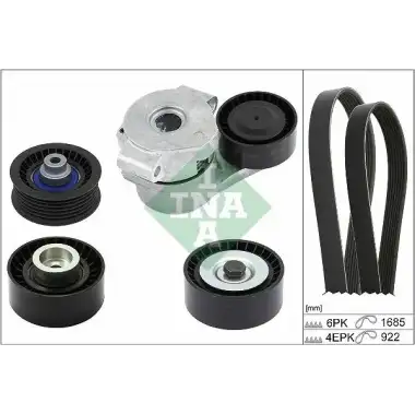 INA V Kayış Seti (6c1q 6d314 Ab/cc1q 19a216 Da/bk21 6c301 CB) - Ford 529 0526 10