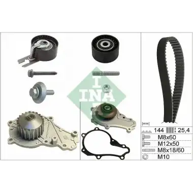 INA Triger Seti+devirdaim (Devirdaimli (2s6q 8a615 +2s6q 8591)) - Ford 530 0239 30