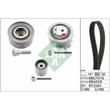 INA Triger Seti (141 Dış/ K025607xs) - VW Grubu (VW/Audi/Seat/Skoda) 530 0463 10
